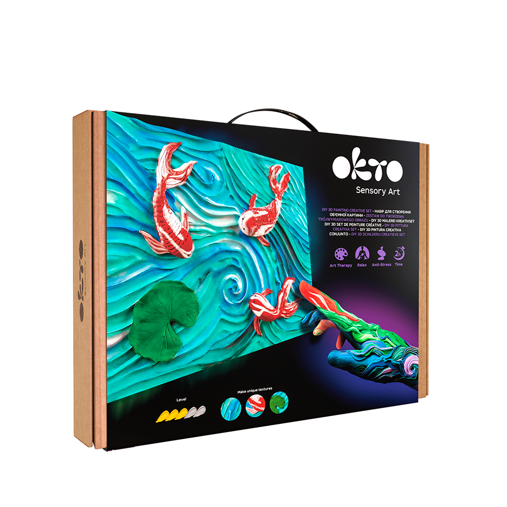 Sensory Art Creative Set: Koi Carps