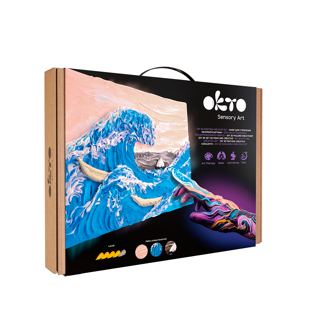 Sensory Art Creative Set: Big Wave in Kanawaga