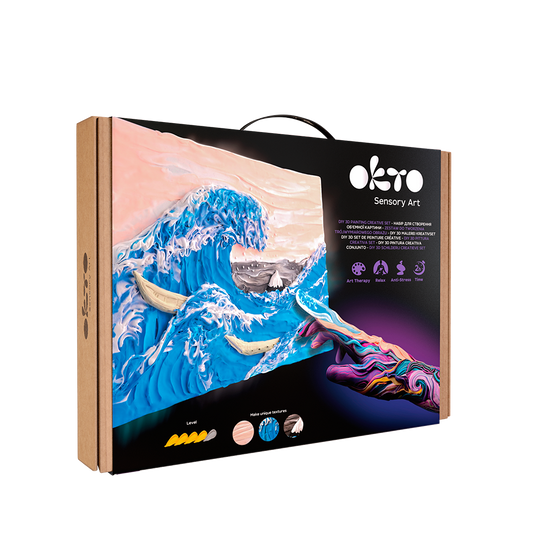 Sensory Art Creative Set: Big Wave in Kanawaga