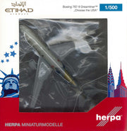 1/500 Etihad Airways Boeing 787-9 Dreamliner A6-BLE "Choose the USA"