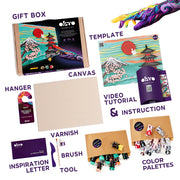 image3_DIY 3D Painting Creative Set Japan