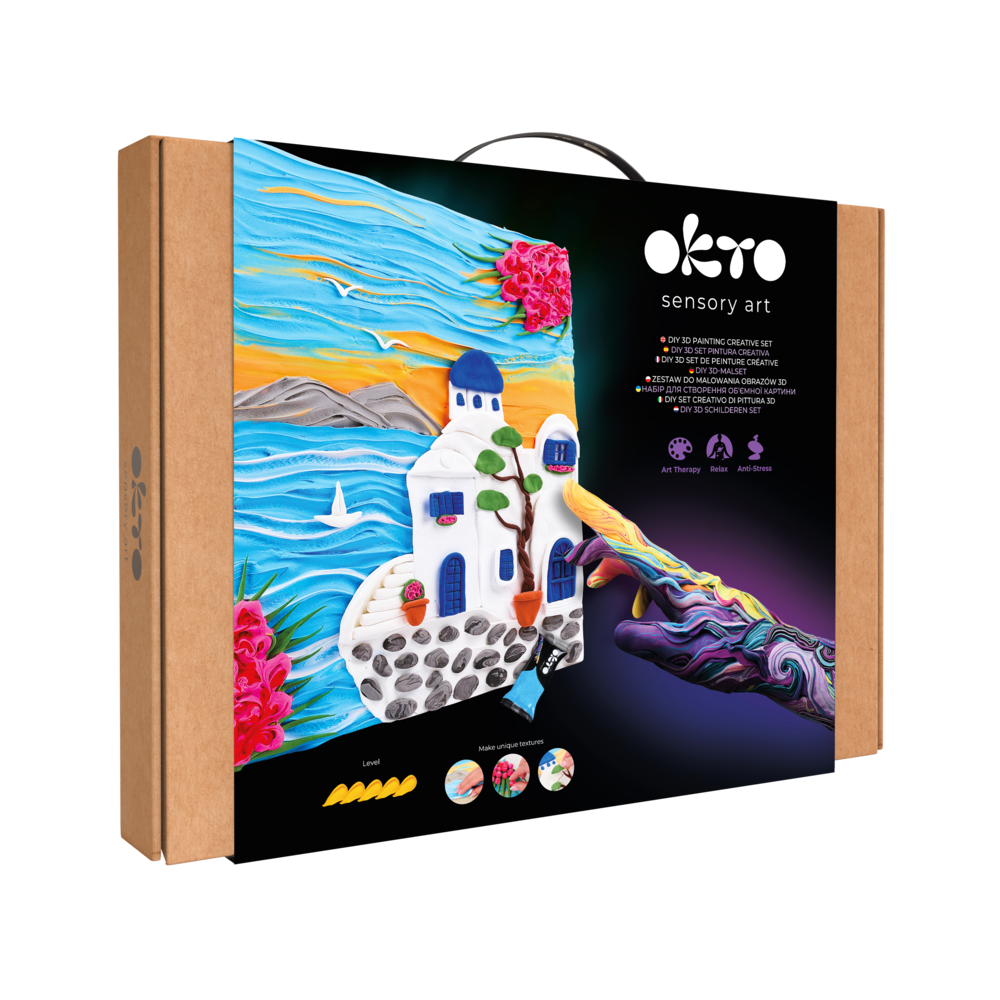 DIY 3D Painting Creative Set Santorini