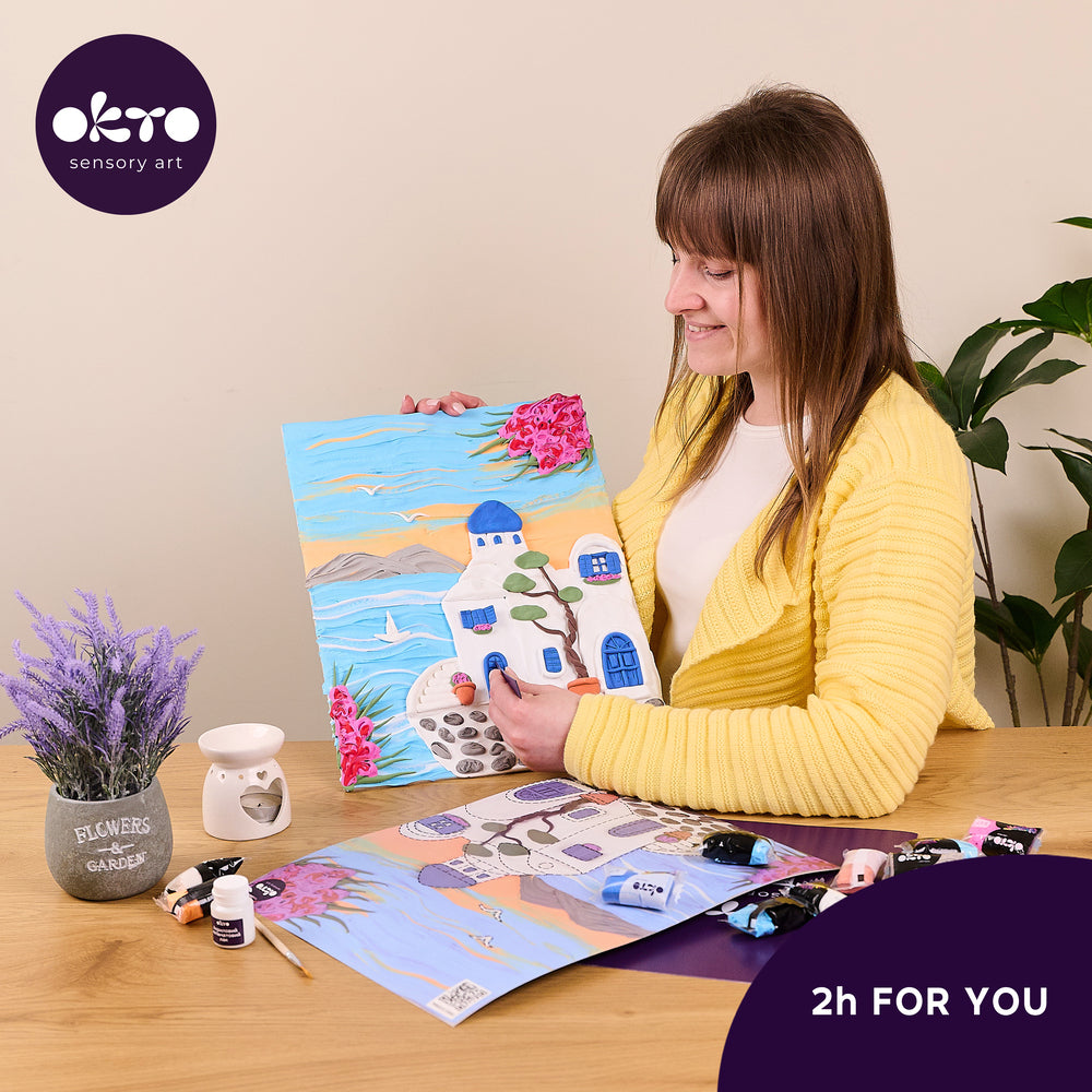 DIY 3D Painting Creative Set Santorini