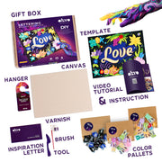 image3_DIY 3D Painting Lettering Kit - Love