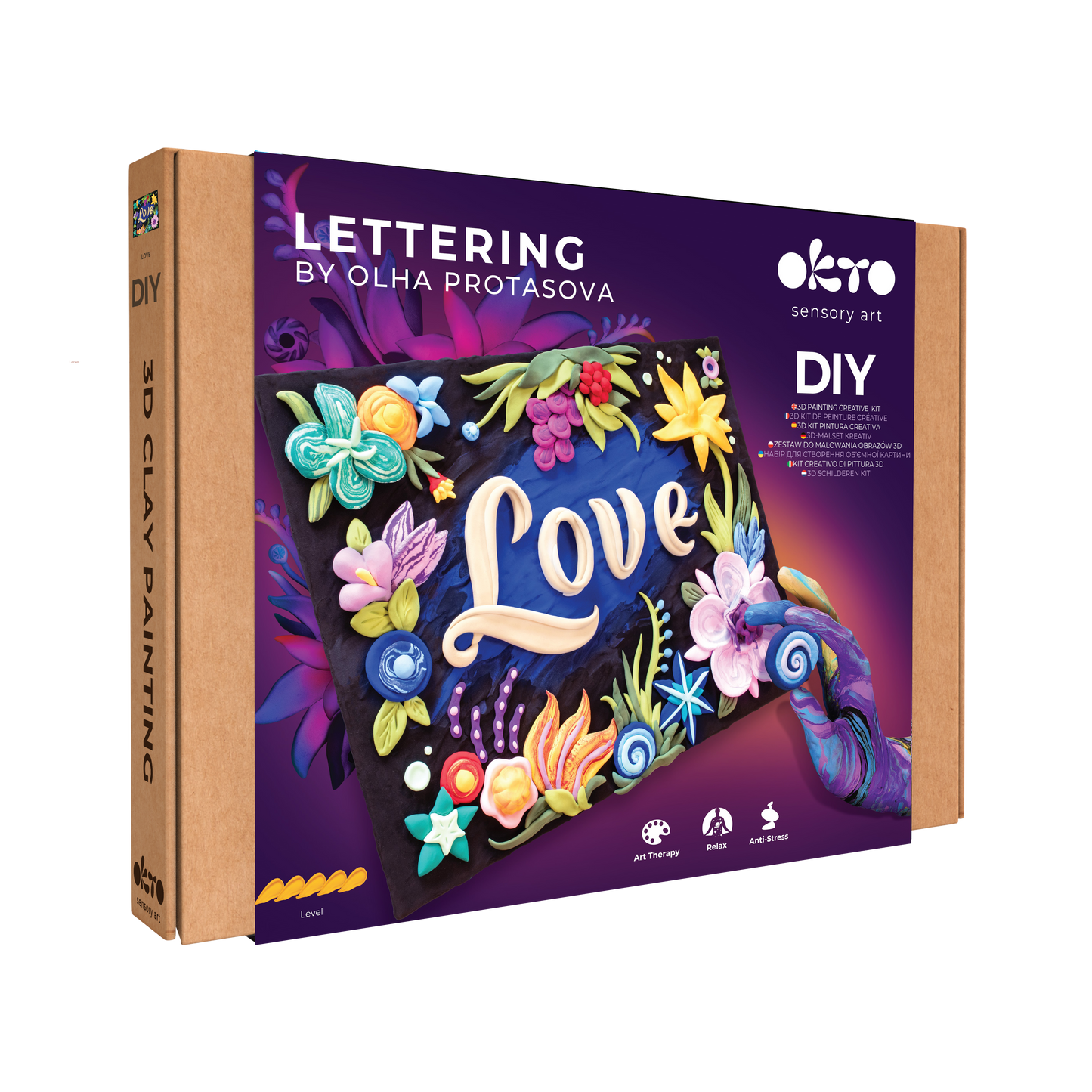 image1_DIY 3D Painting Lettering Kit - Love