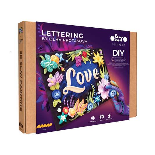 image1_DIY 3D Painting Lettering Kit - Love