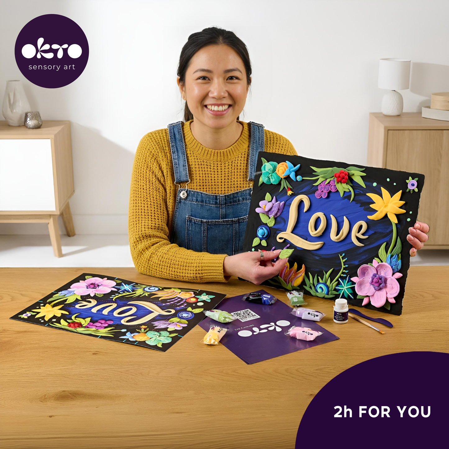 image7_DIY 3D Painting Lettering Kit - Love