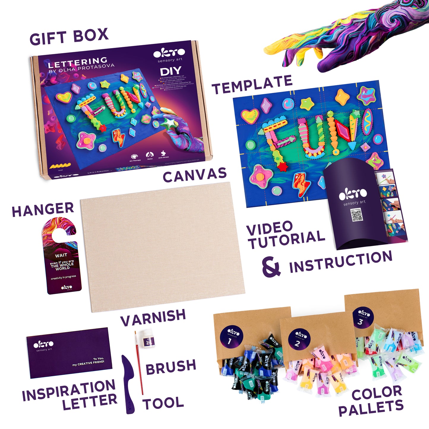 image3_DIY 3D Painting Lettering Kit - Fun
