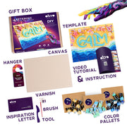 image3_DIY 3D Painting Lettering Kit - Calm