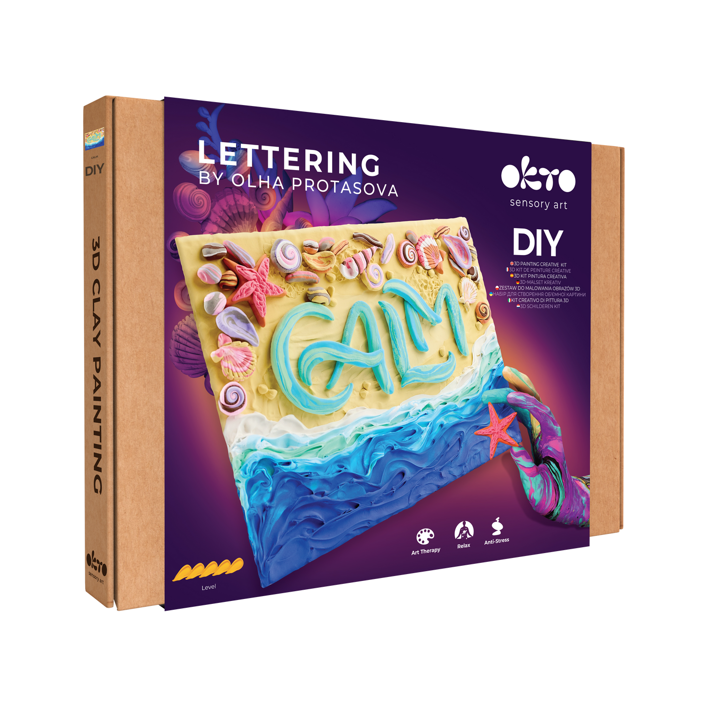 image1_DIY 3D Painting Lettering Kit - Calm