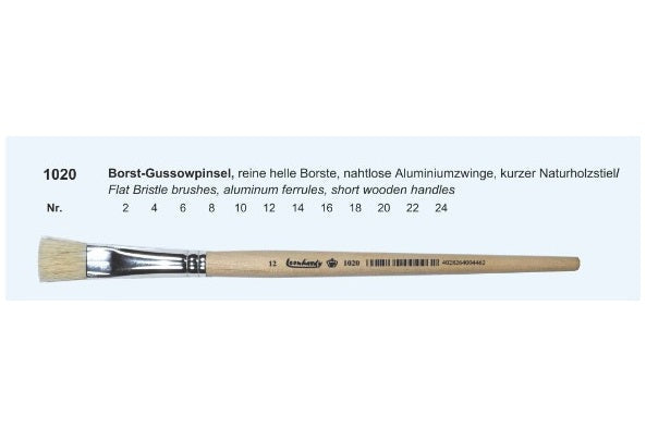 Bristle Gussow Short Handle Brush 14