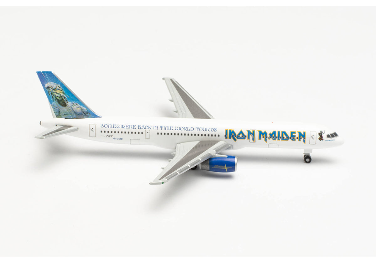 1/500 Iron Maiden (Astraeus) Boeing 757-200 "Ed Force One" Somewhere Back in Time World Tour 2008 G-OJIB