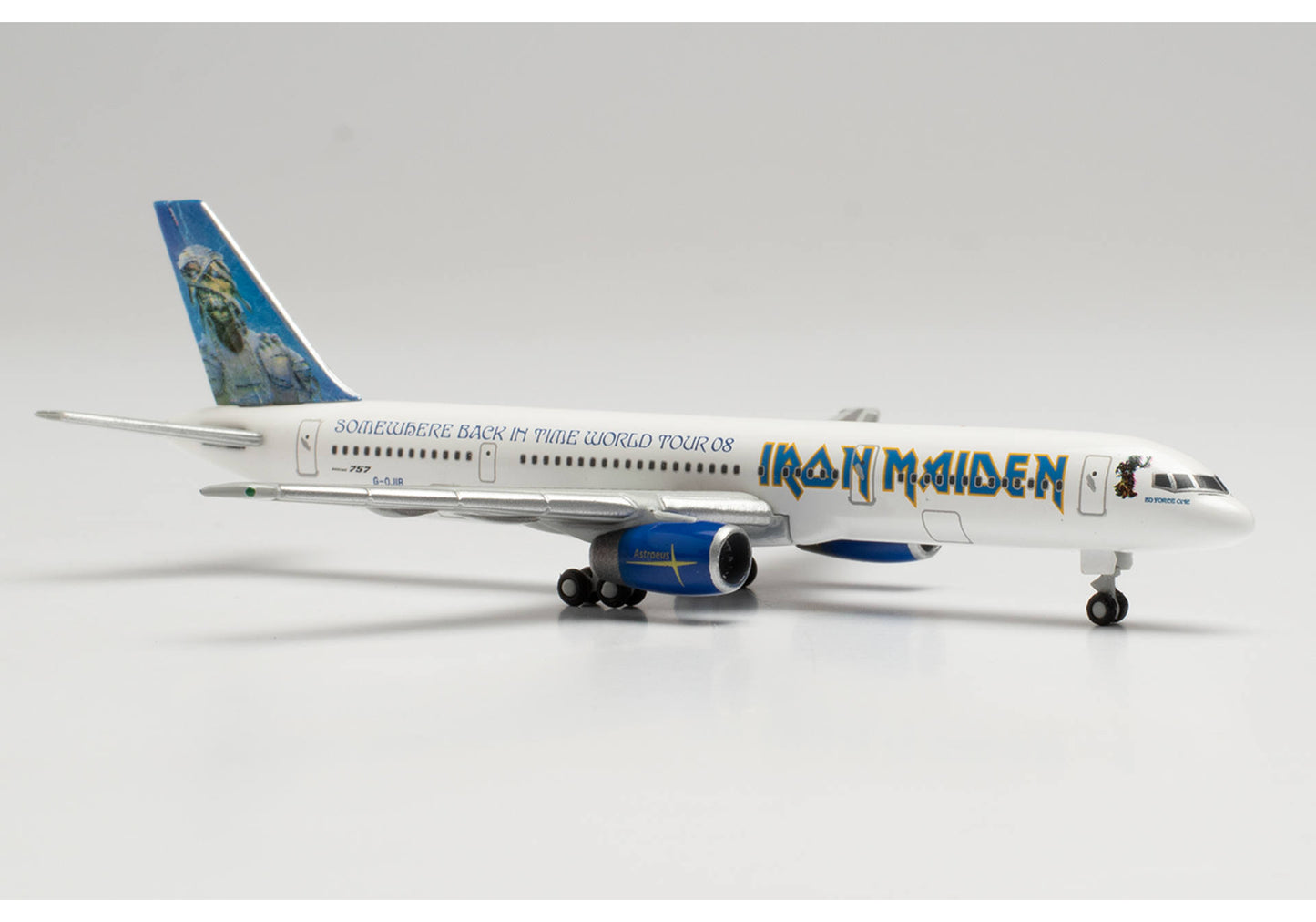 1/500 Iron Maiden (Astraeus) Boeing 757-200 "Ed Force One" Somewhere Back in Time World Tour 2008 G-OJIB