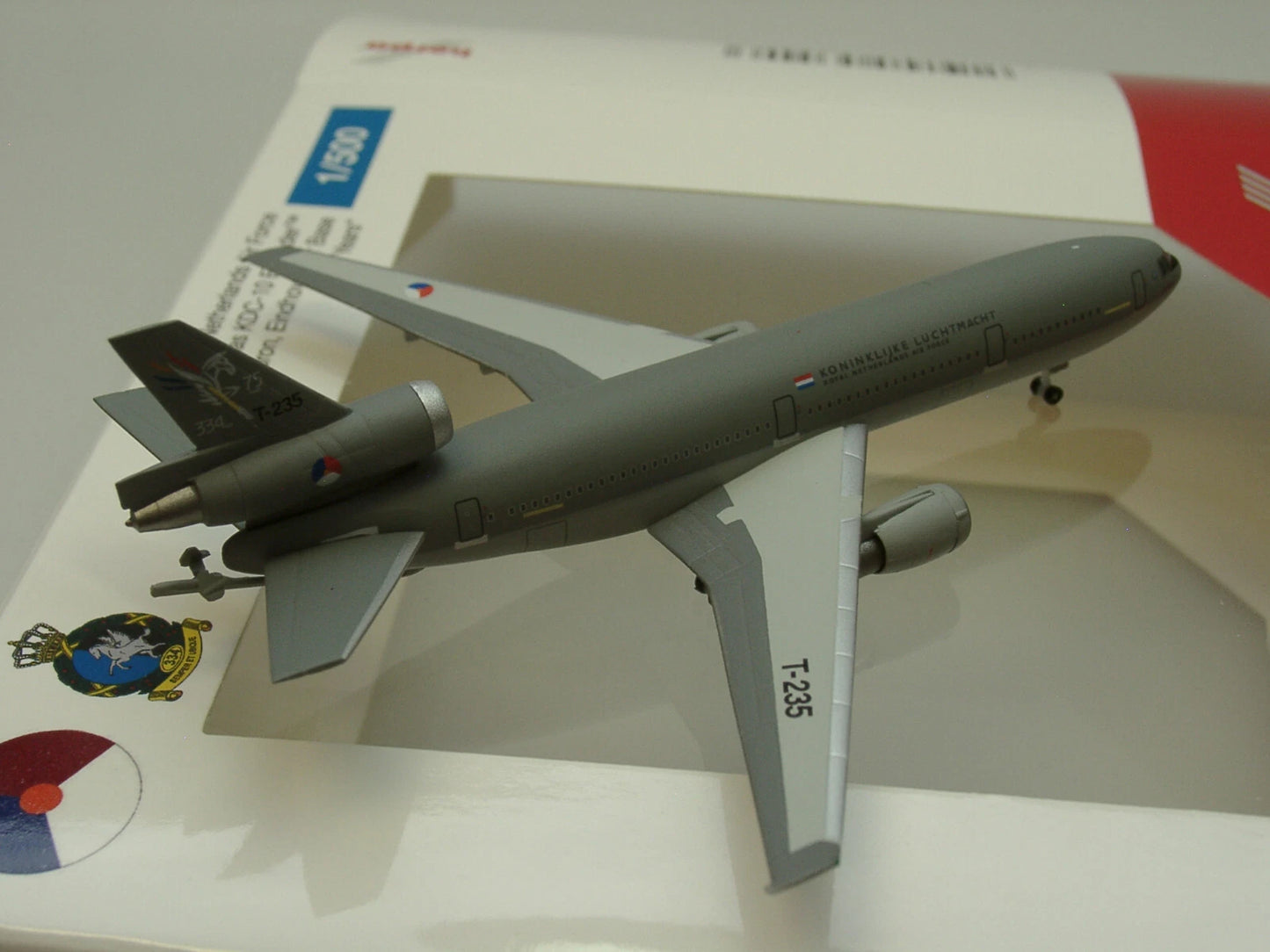 1/500 Royal Netherlands Air Force McDonnell Douglas KDC-10 Extender 334 Squadron Eindhoven Air Base "75 Years" T-235