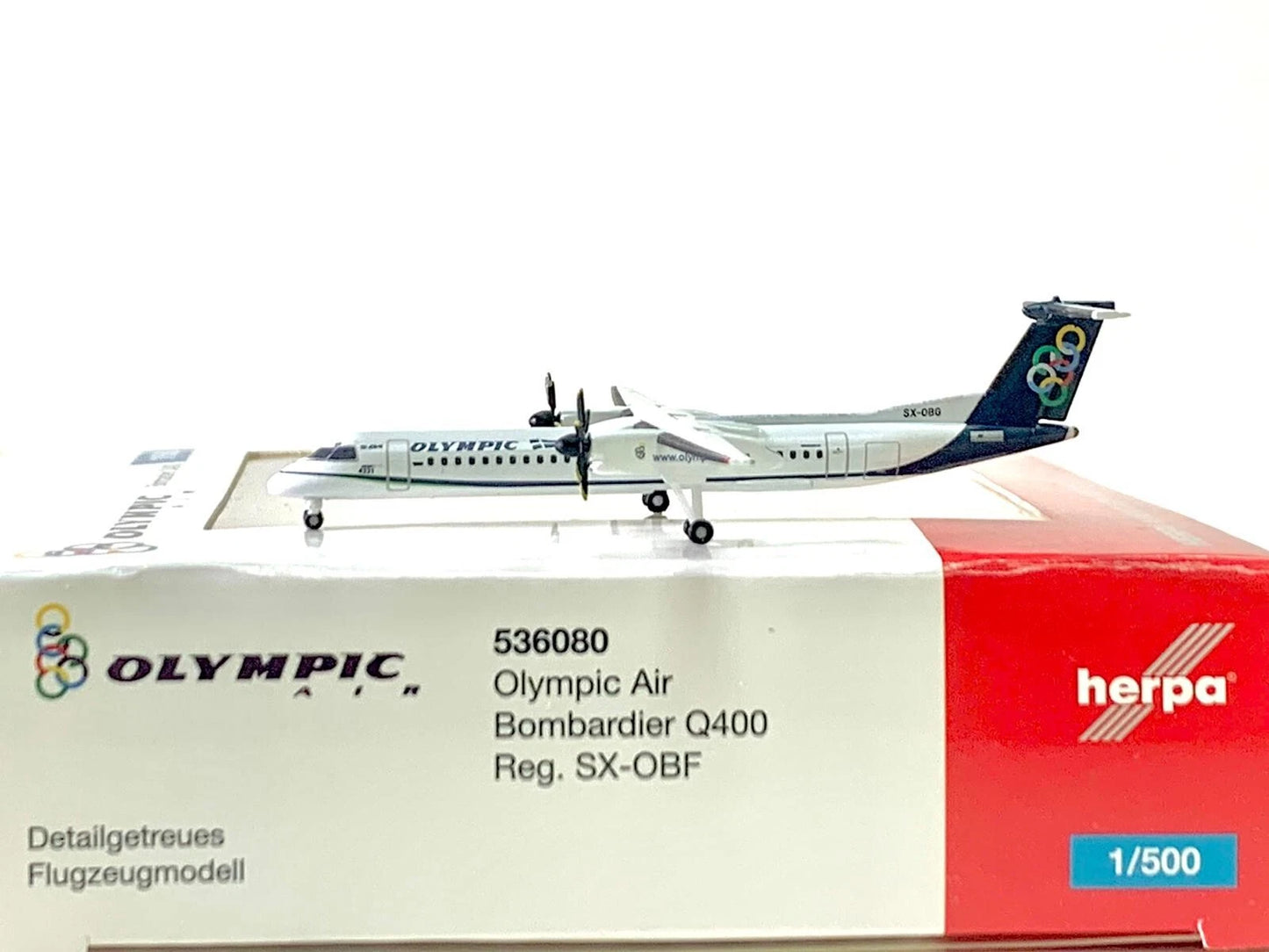 1/500 Olympic Air Bombardier Q400 SX-OBG