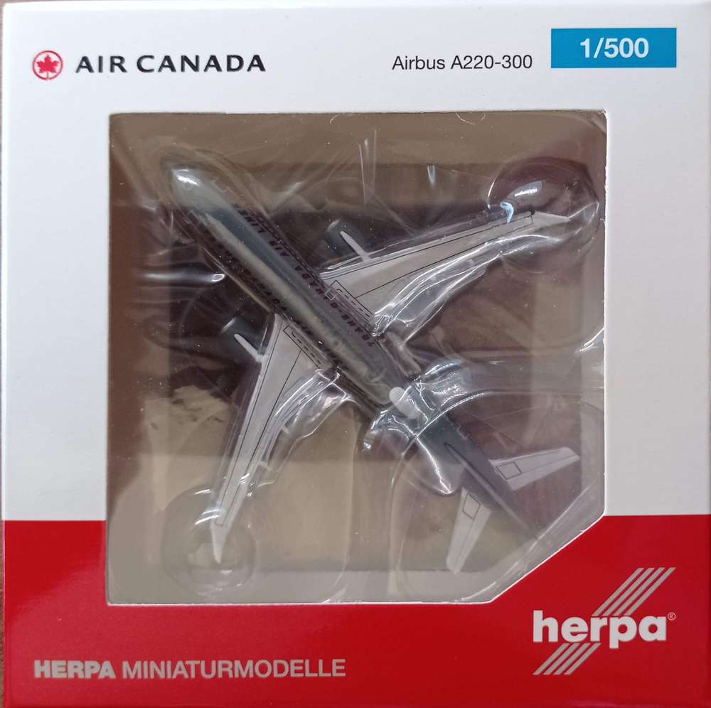 1/500 Air Canada Airbus A220-300 Trans Canada Air Lines Retro Livery C-GNBN