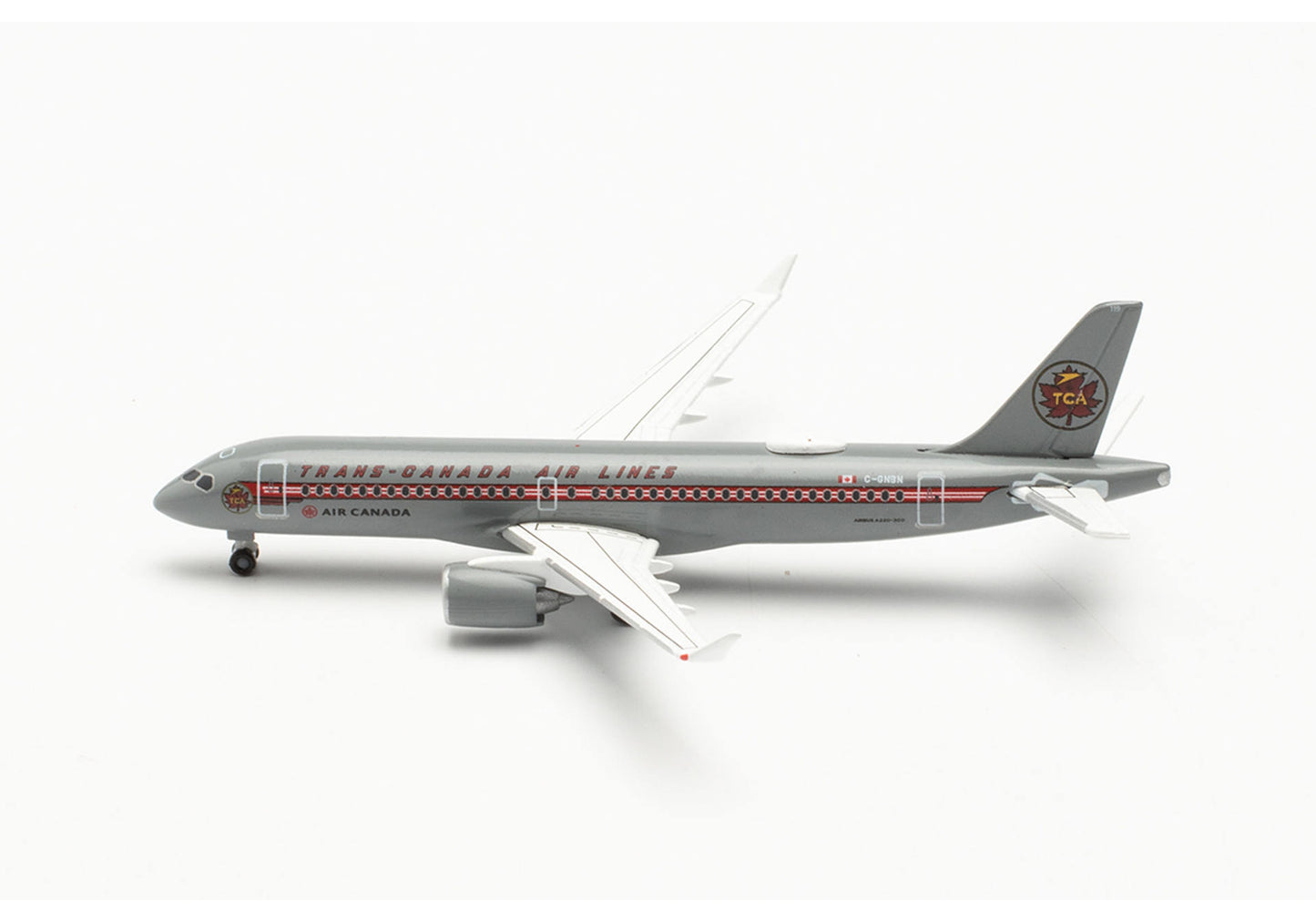 1/500 Air Canada Airbus A220-300 Trans Canada Air Lines Retro Livery C-GNBN