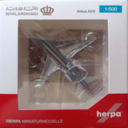 1/500 Royal Jordanian Airbus A319 JY-AYN "Shobak"