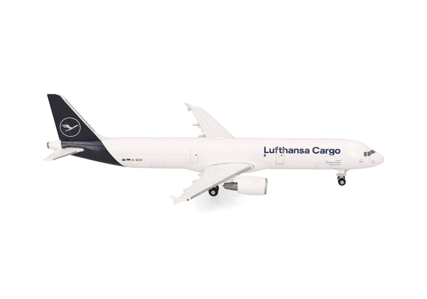 1/500 Lufthansa Cargo Airbus A321P2F D-AEUI "Dia dhuit Ireland"