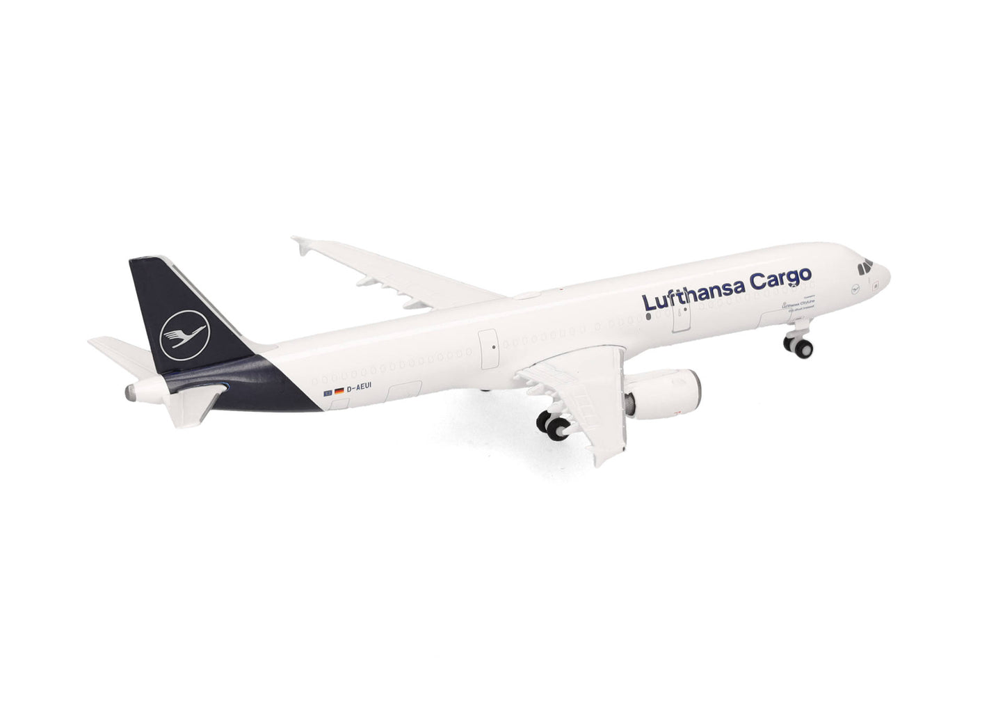 1/500 Lufthansa Cargo Airbus A321P2F D-AEUI "Dia dhuit Ireland"