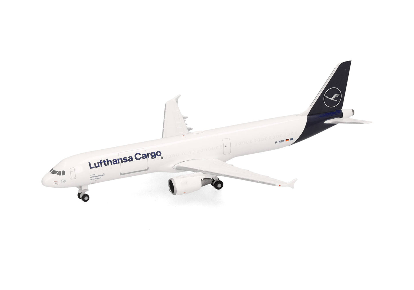 1/500 Lufthansa Cargo Airbus A321P2F D-AEUI "Dia dhuit Ireland"