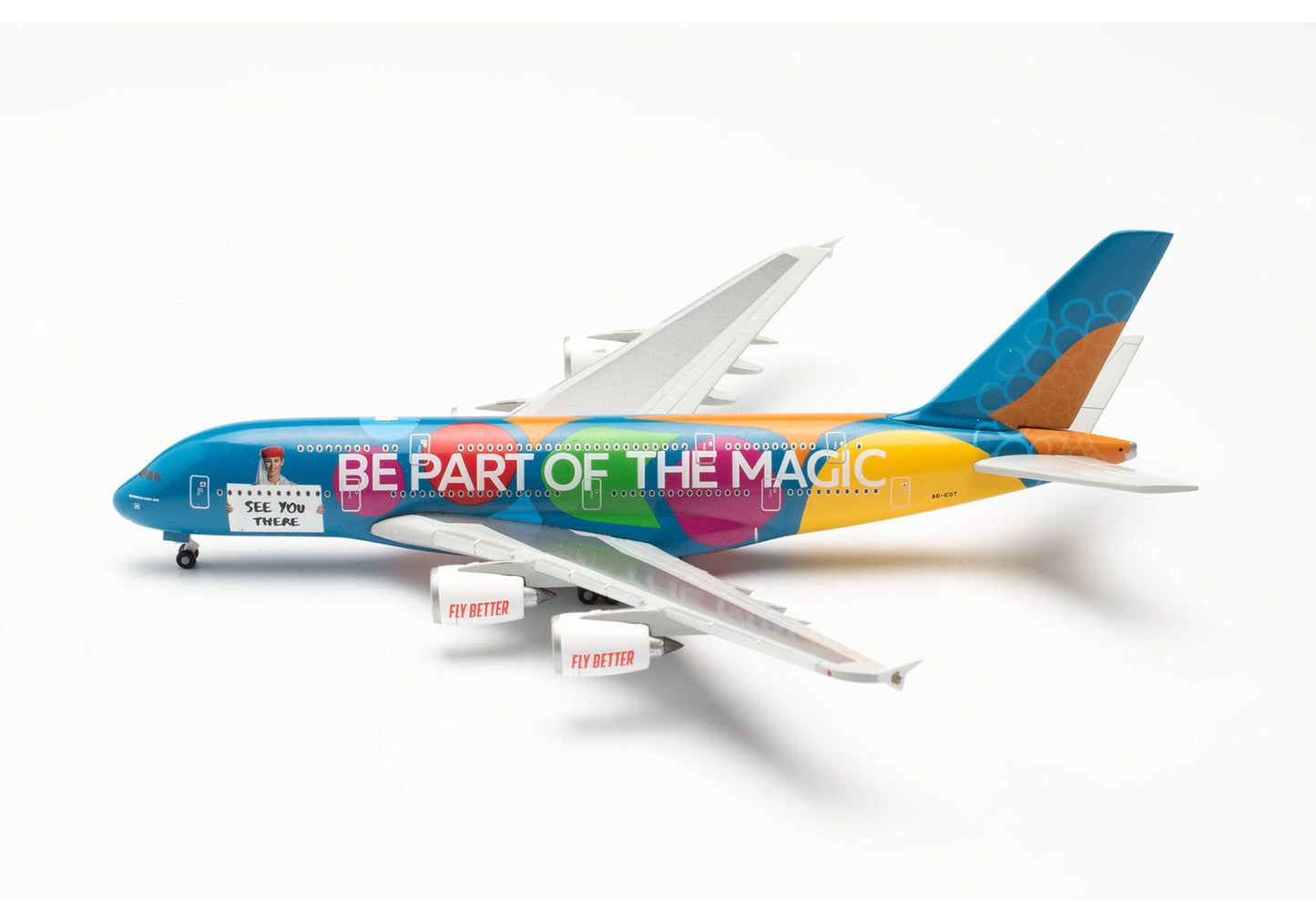 1/500 Emirates Airbus A380 "Destination Dubai" A6-EOT