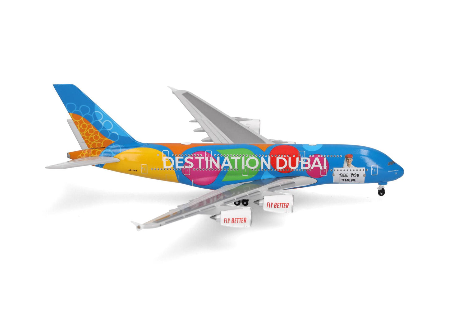 1/500 Emirates Airbus A380 "Destination Dubai" A6-EEW