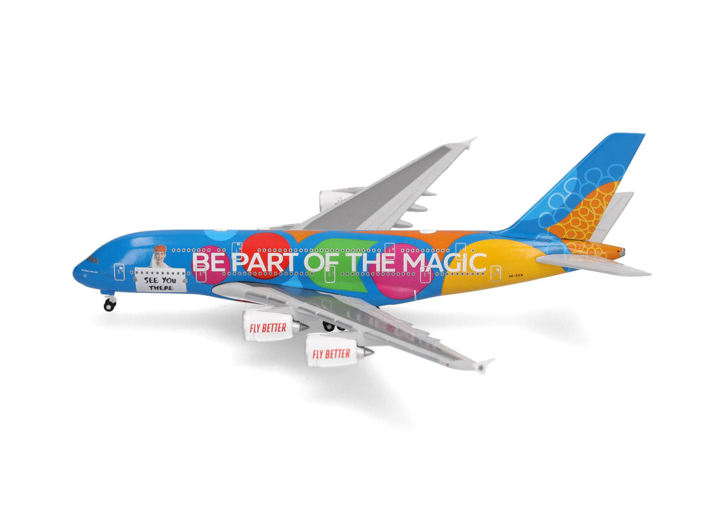 1/500 Emirates Airbus A380 "Destination Dubai" A6-EEW
