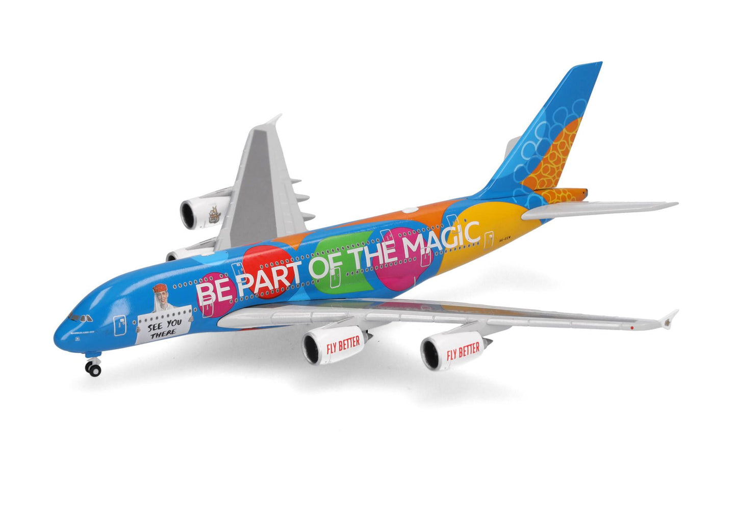 1/500 Emirates Airbus A380 "Destination Dubai" A6-EEW
