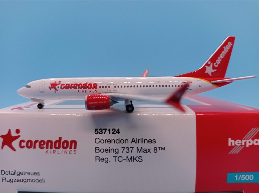 1/500 Corendon Airlines Boeing 737 Max 8 TC-MKS
