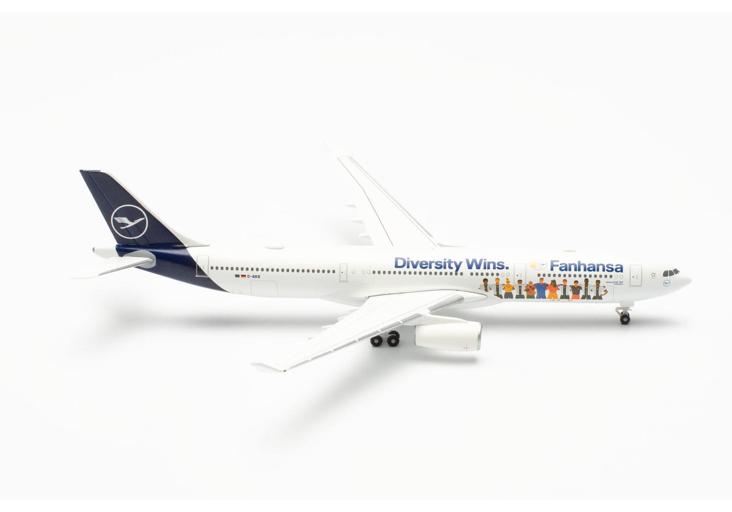 1/500 Lufthansa A330 "Fanhansa Diversity Wins" D-AIKQ