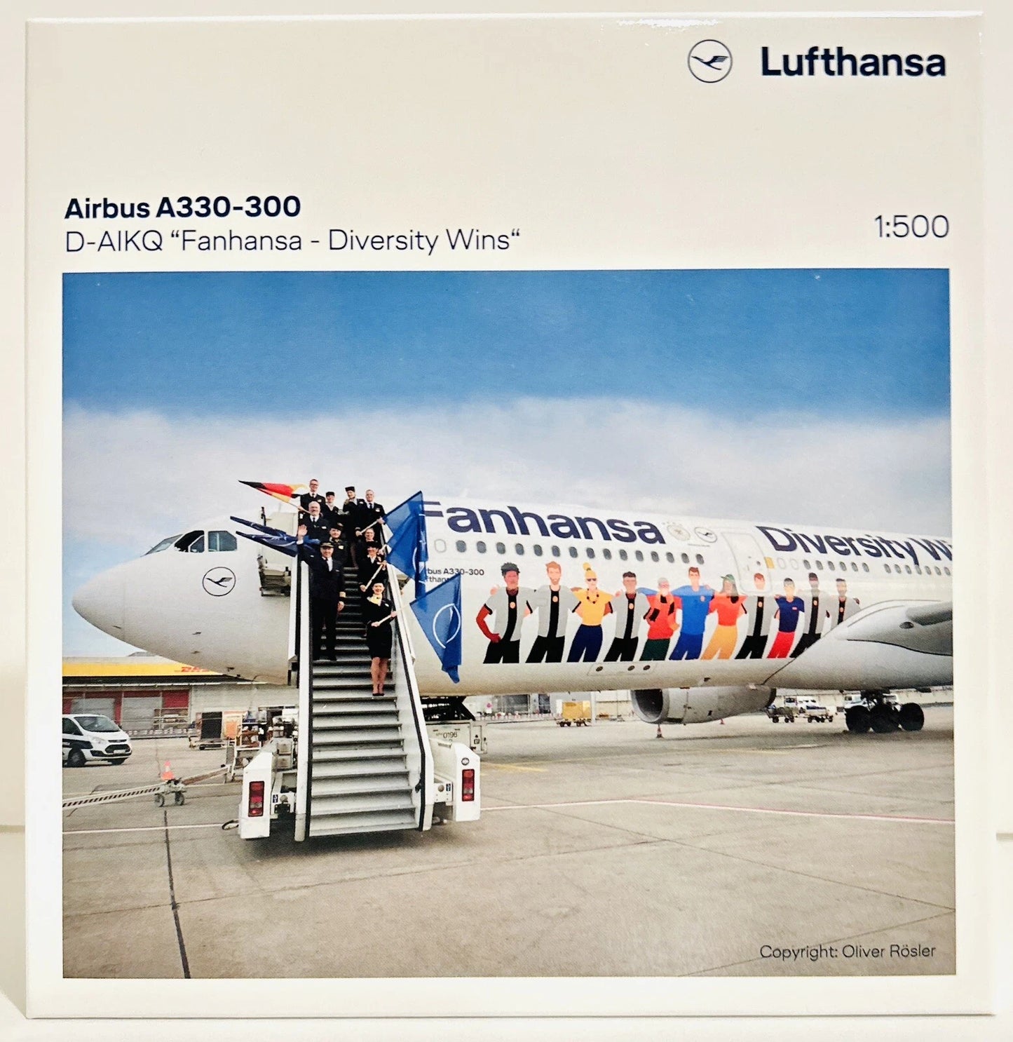 1/500 Lufthansa A330 "Fanhansa Diversity Wins" D-AIKQ