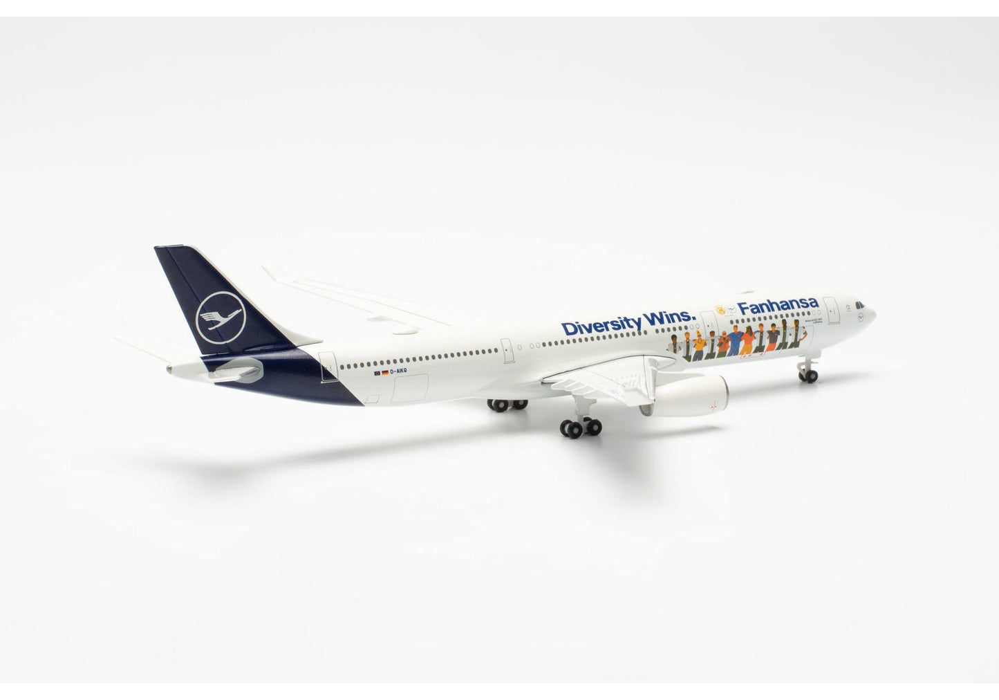 1/500 Lufthansa A330 "Fanhansa Diversity Wins" D-AIKQ