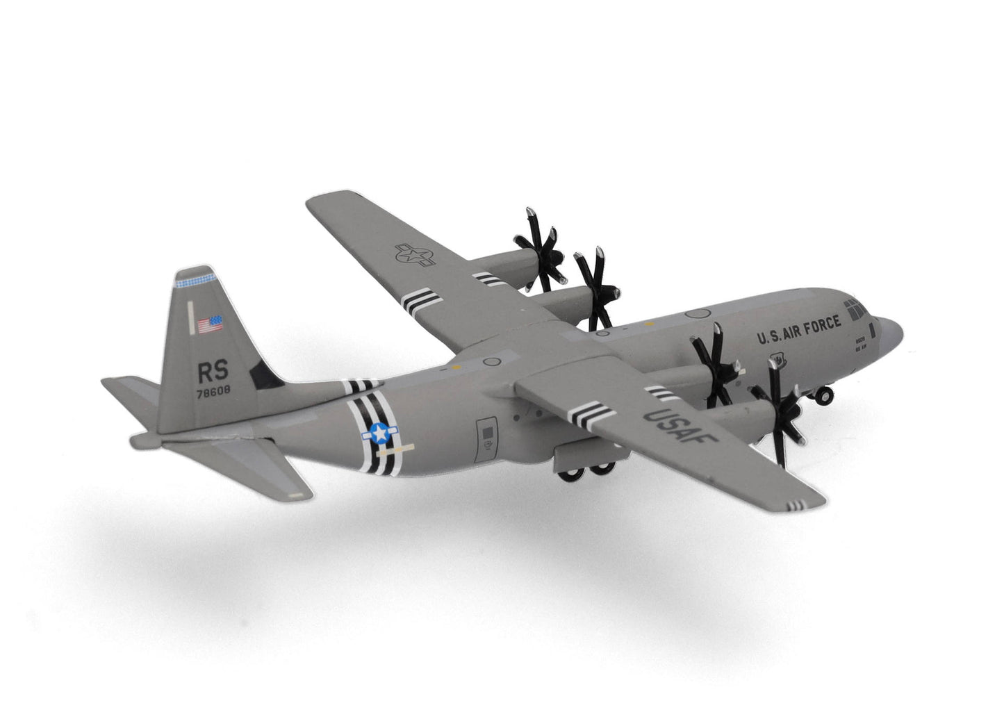 1/500 U.S. Air Force Lockheed Martin C-130J-30 Super Hercules 37th Airlift Squadron Ramstein Air Base 07-8608