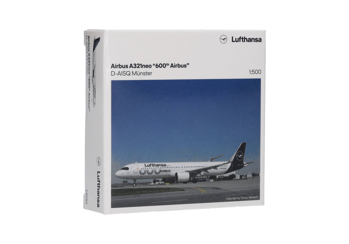 1/500 Lufthansa Airbus A321neo "600th Airbus" D-AISQ Münster