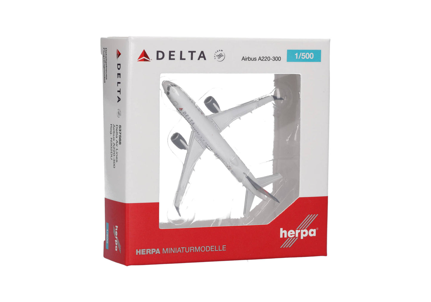 1/500 Delta Air Lines Airbus A220-300 N302DU