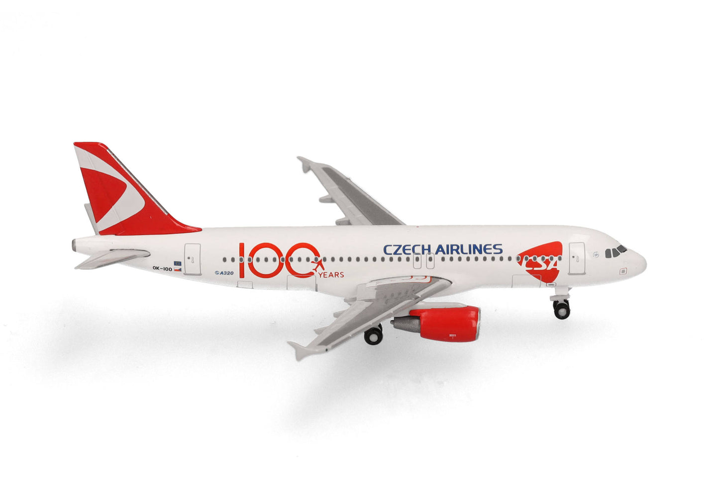 1/500 CSA Czech Airlines Airbus A320 "100 Years" OK-100