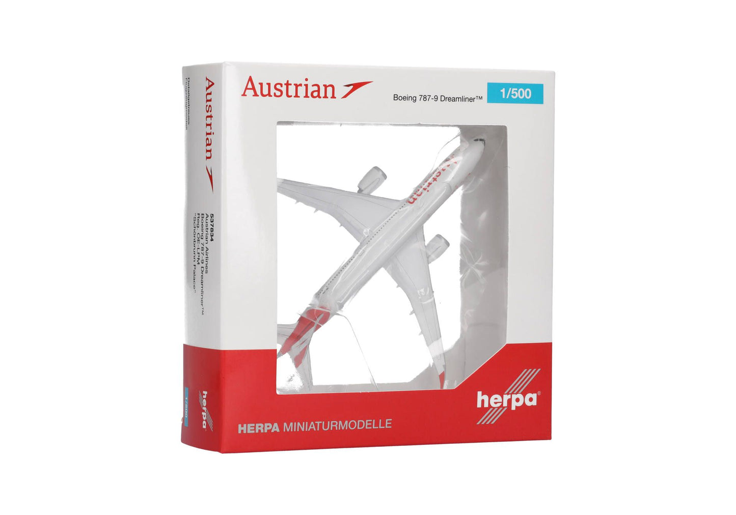 1/500 Austrian Airlines Boeing 787-9 Dreamliner OE-LPM "Schönbrunn Palace"