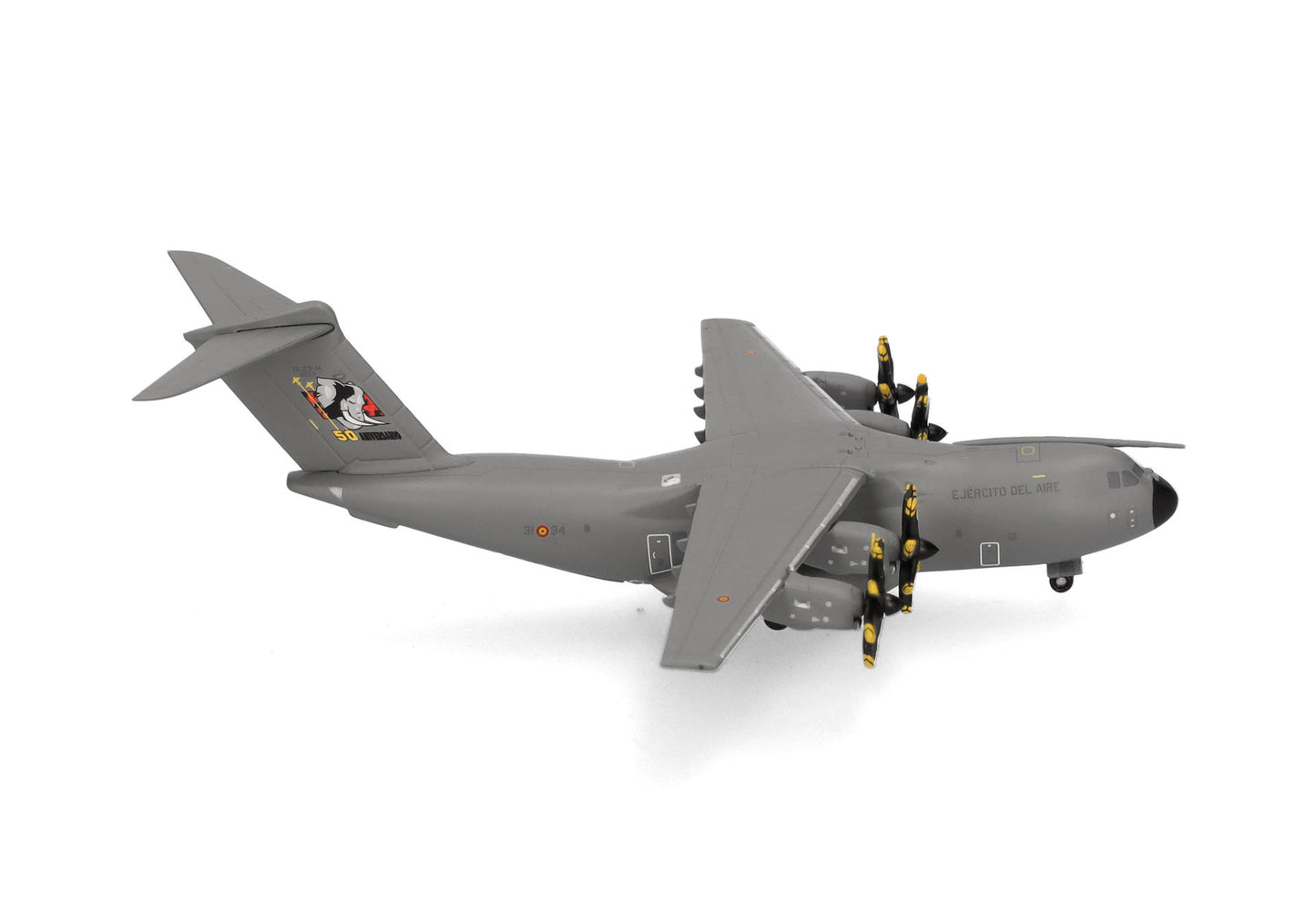 1/500 Spanish Air Force Airbus A400M Atlas (T.23) 31st Wing (Ala 31) Zaragoza 50 Aniversario TK.23-14