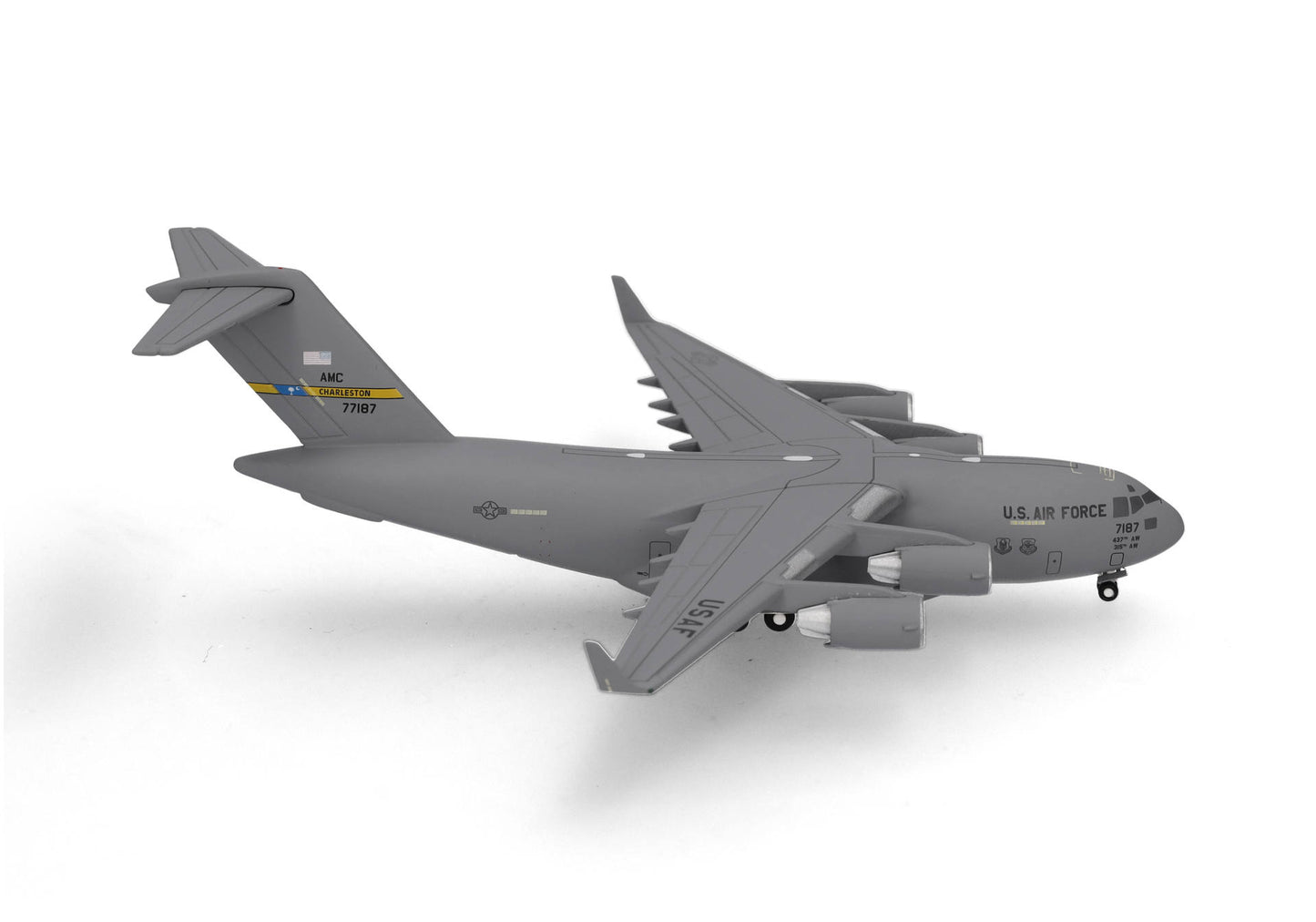 1/500 U.S. Air Force Boeing C-17A Globemaster III 437th Airlift Wing Charleston Air Base "Spirit of the Candy Bomber" 07-7187