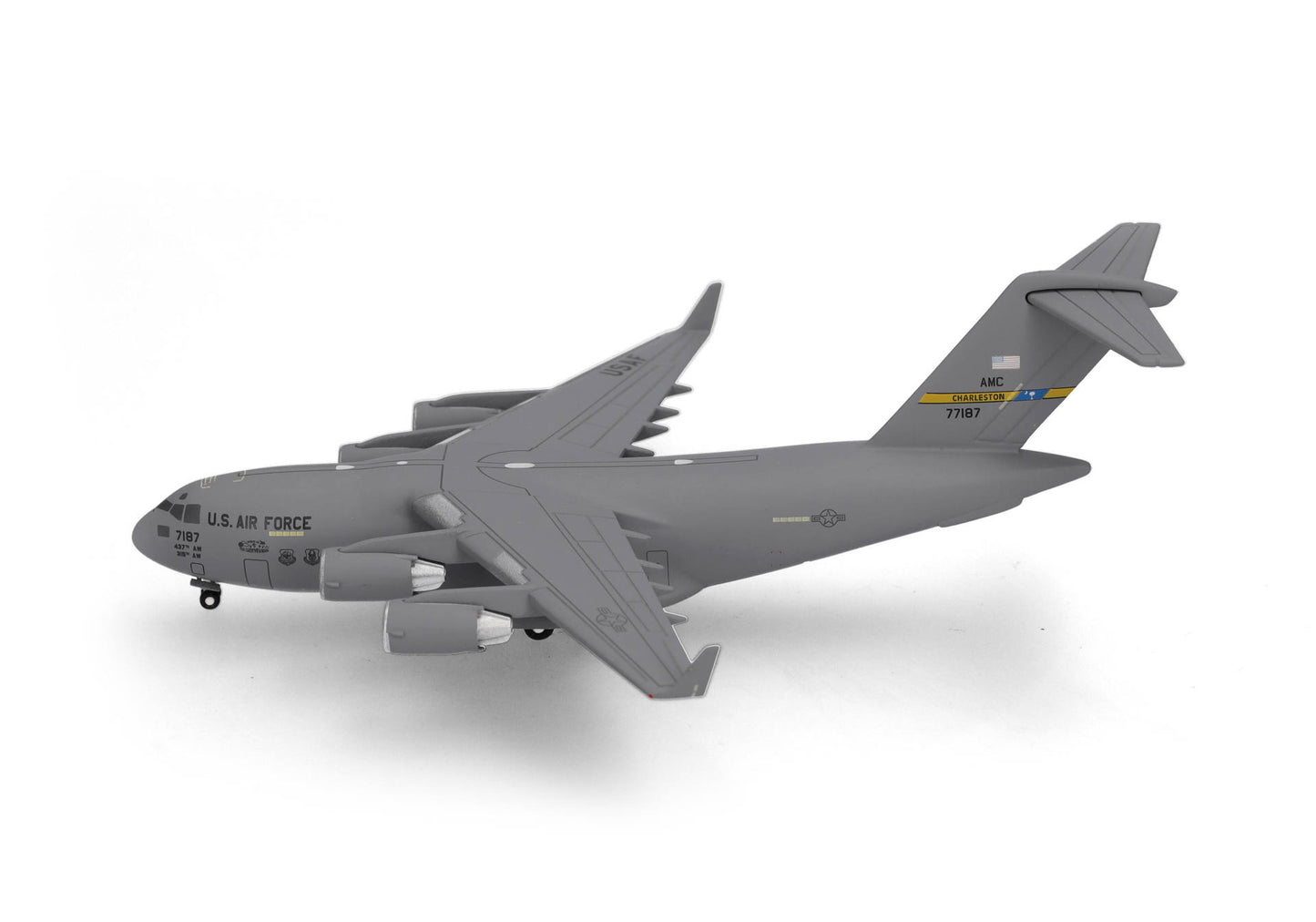 1/500 U.S. Air Force Boeing C-17A Globemaster III 437th Airlift Wing Charleston Air Base "Spirit of the Candy Bomber" 07-7187