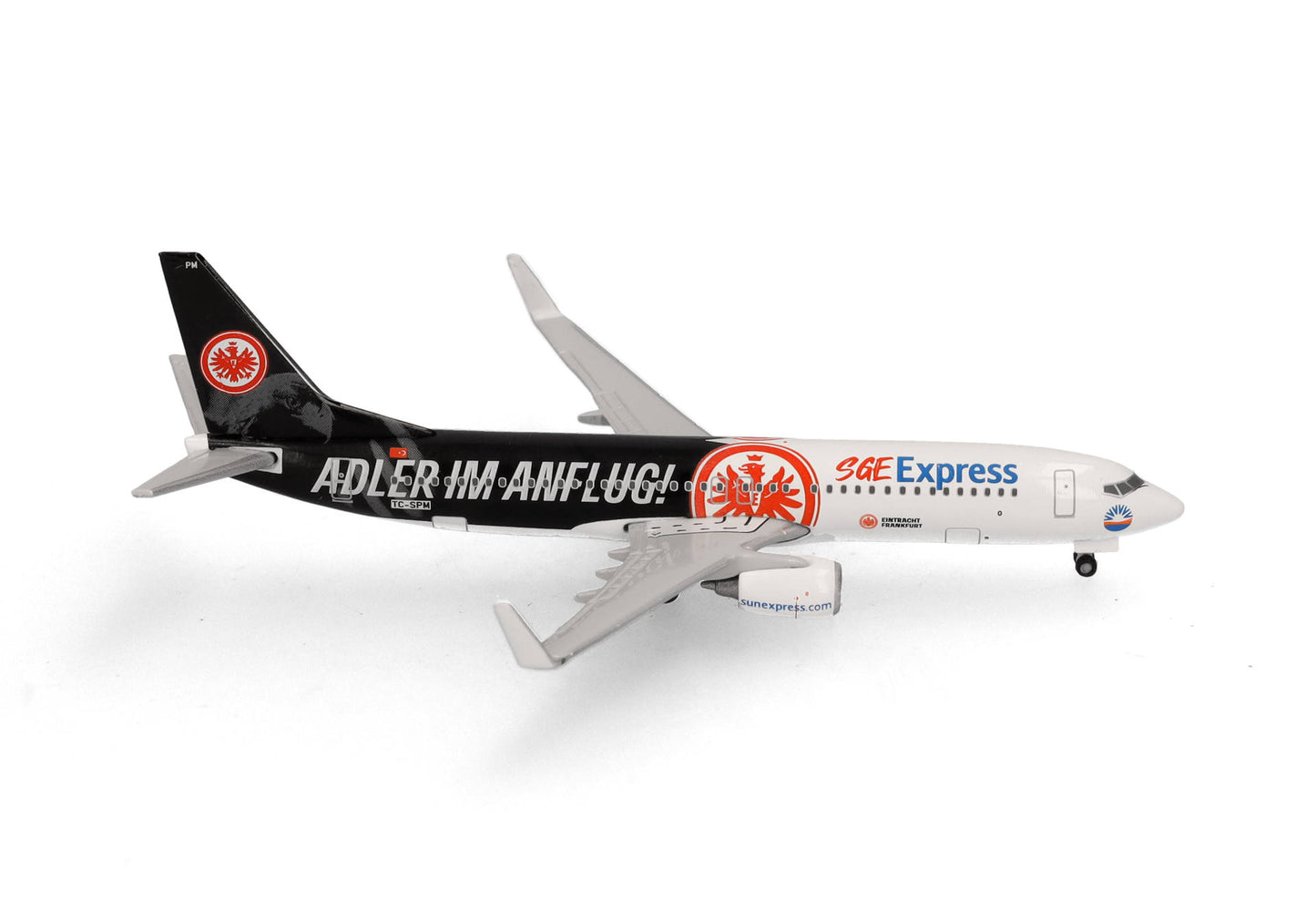 1/500 SunExpress Boeing 737-800 "Eintracht Frankfurt SGE Express" TC-SPM "Adler im Anflug"