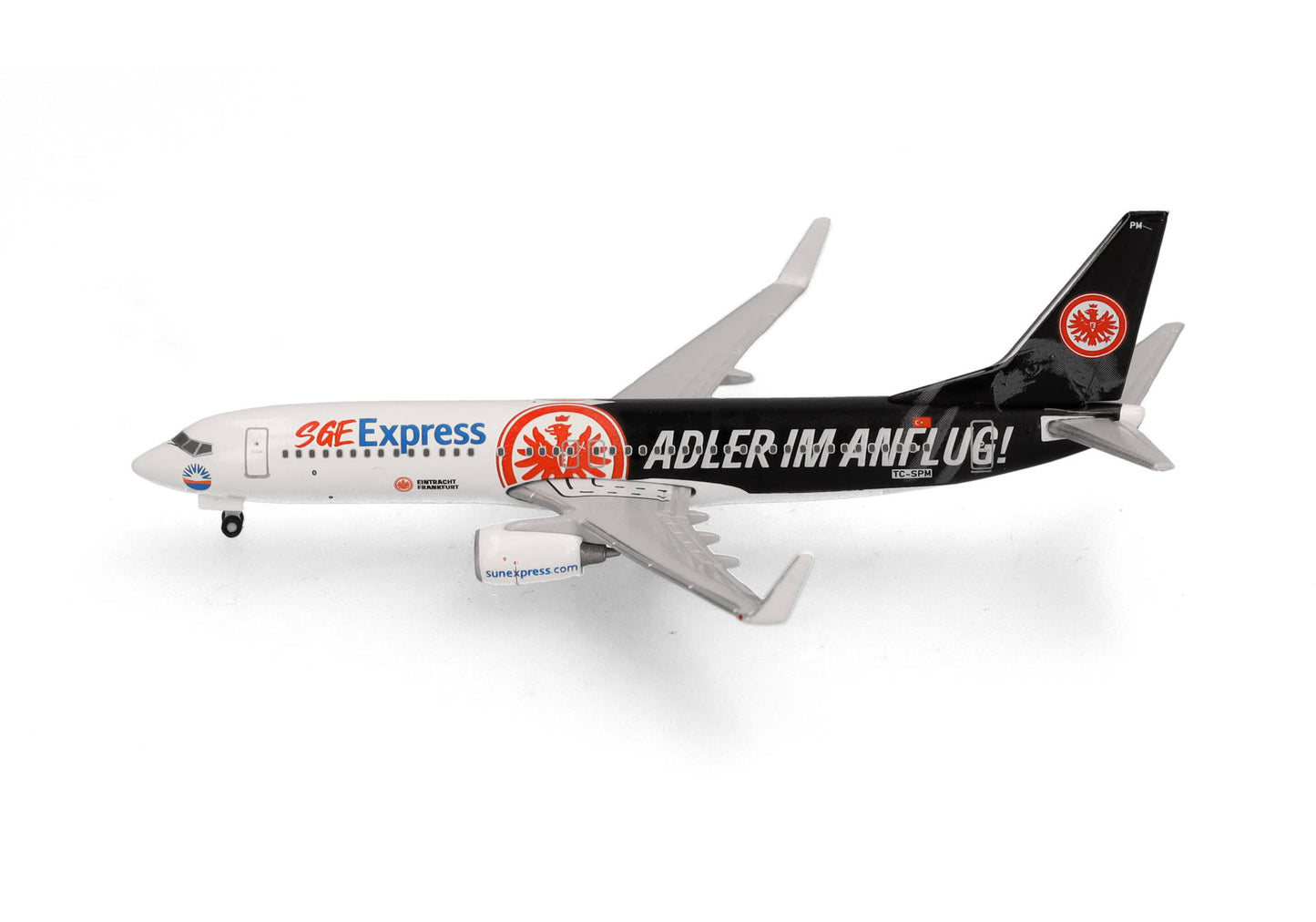 1/500 SunExpress Boeing 737-800 "Eintracht Frankfurt SGE Express" TC-SPM "Adler im Anflug"