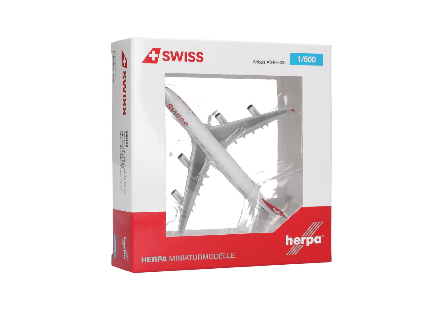 1/500 Swiss International Air Lines Airbus A340-300 "LxAirDeer" HB-JMA "Frauenfeld"