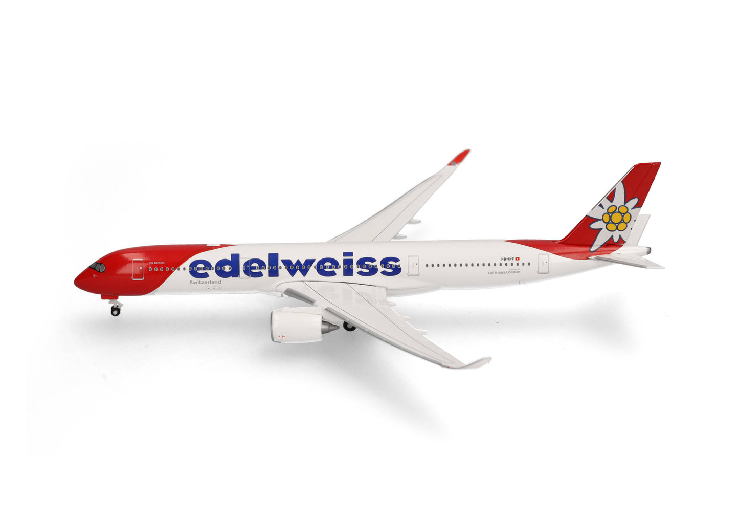 1/500 Edelweiss Air Airbus A350-900 HB-IHF "Piz Bernina"