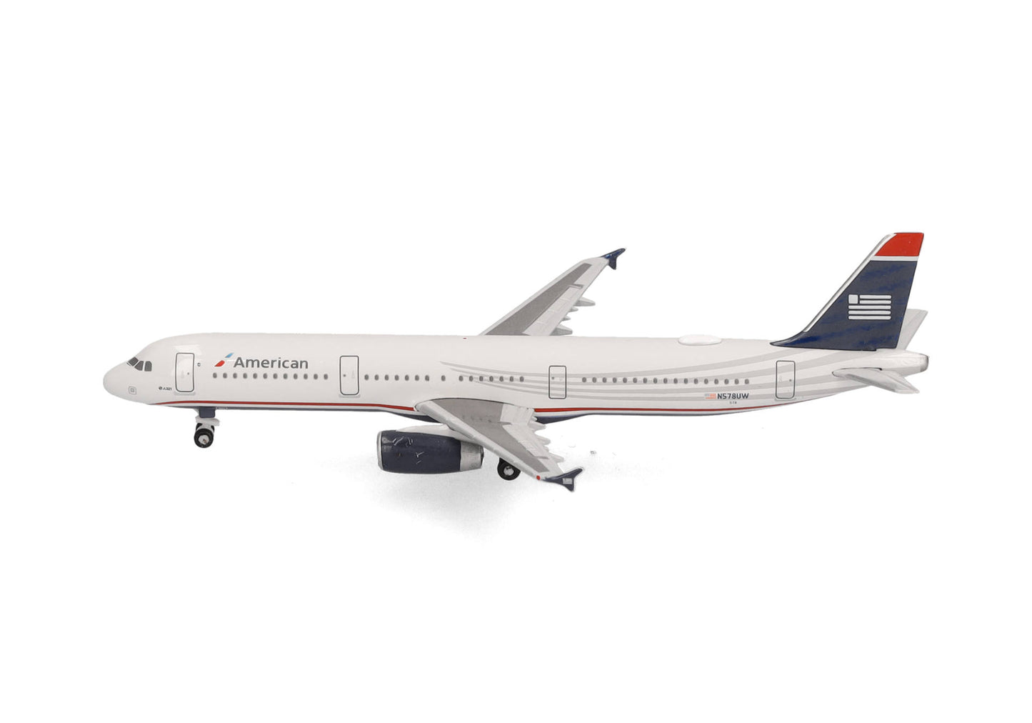 1/500 American Airlines Airbus A321 US Airways Heritage Livery N578UW