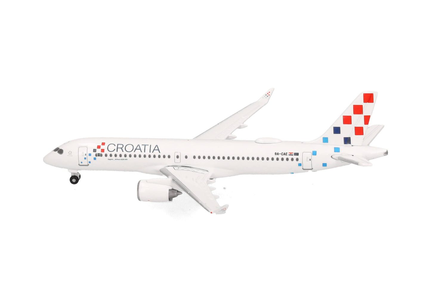1/500 Croatia Airlines Airbus A220-300 9A-CAE "Zagreb"