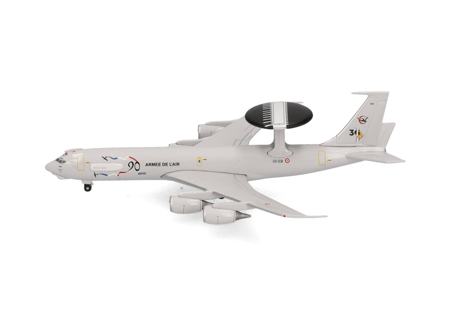 1/500 French Air Force Boeing E-3F Sentry 36th Airborne CCW 90th Anniversary 36-CB "Charognard"