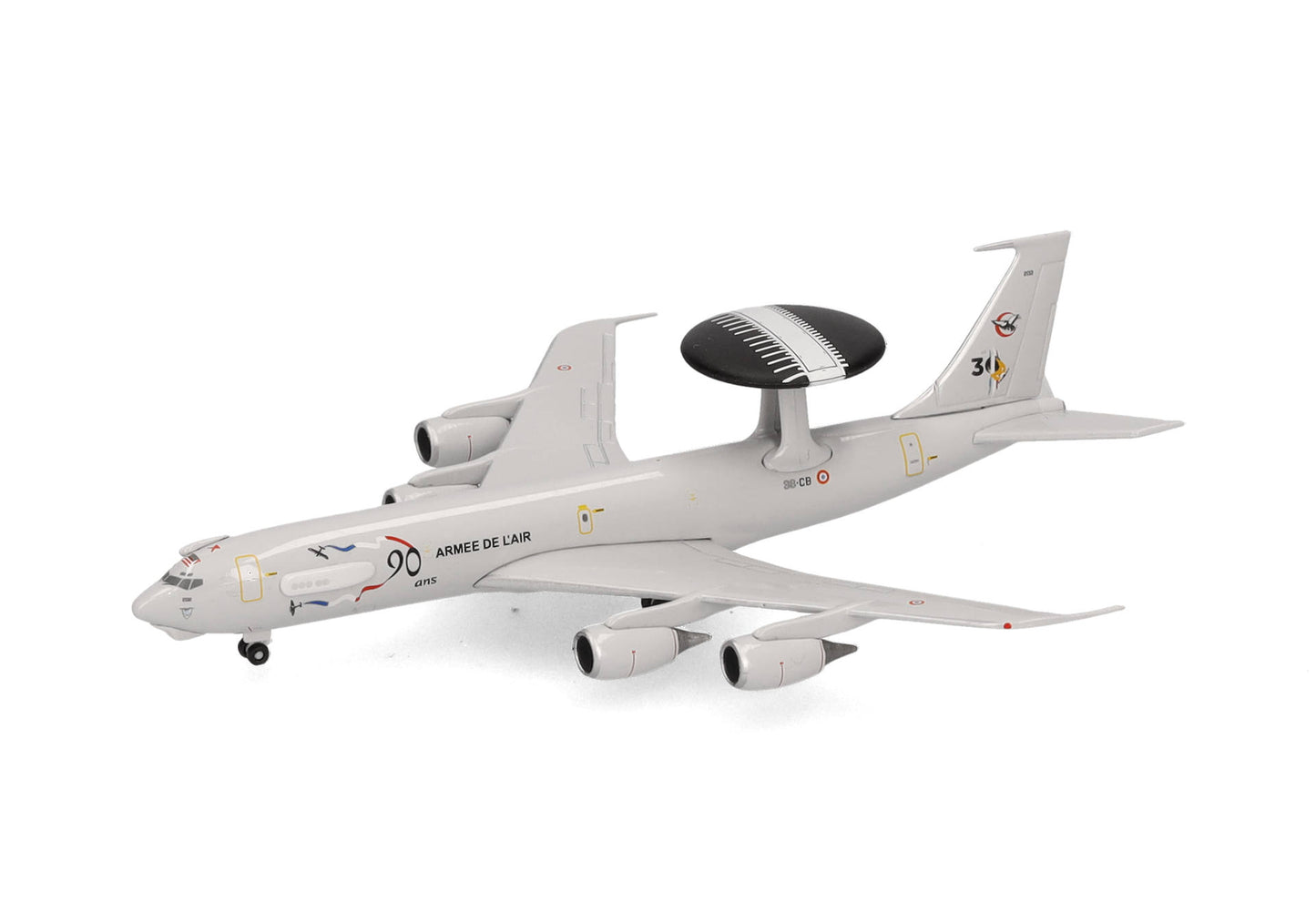 1/500 French Air Force Boeing E-3F Sentry 36th Airborne CCW 90th Anniversary 36-CB "Charognard"