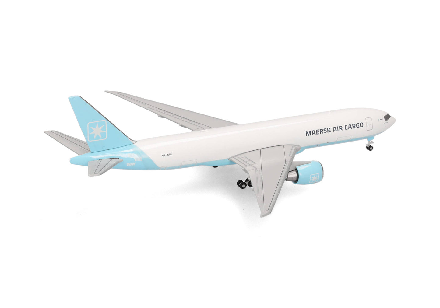 1/500 Maersk Air Cargo Boeing 777F OY-MAC "Maersk Swan"